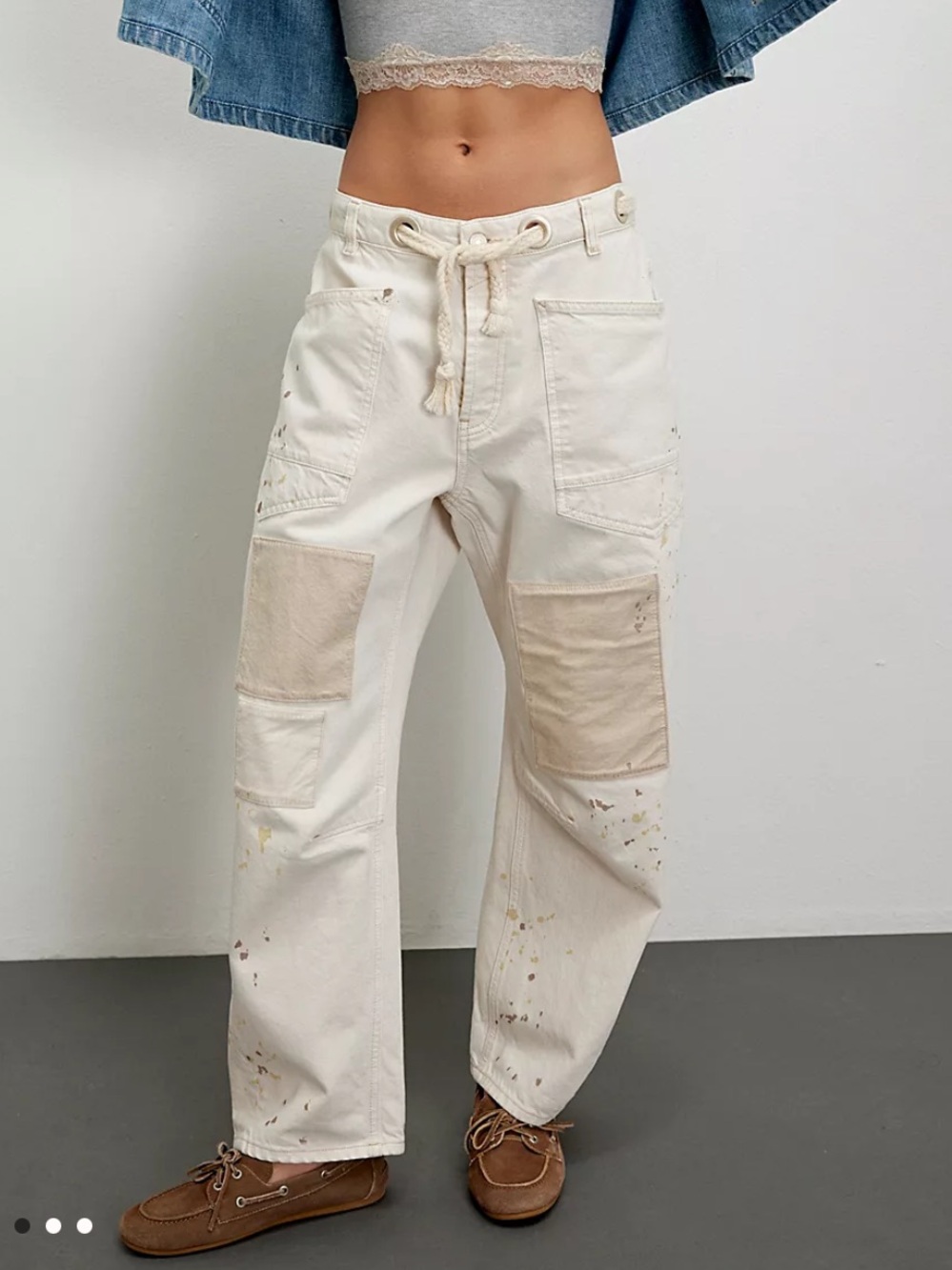 Free People We The Free Moxie Pull-On Barrel Jeans
